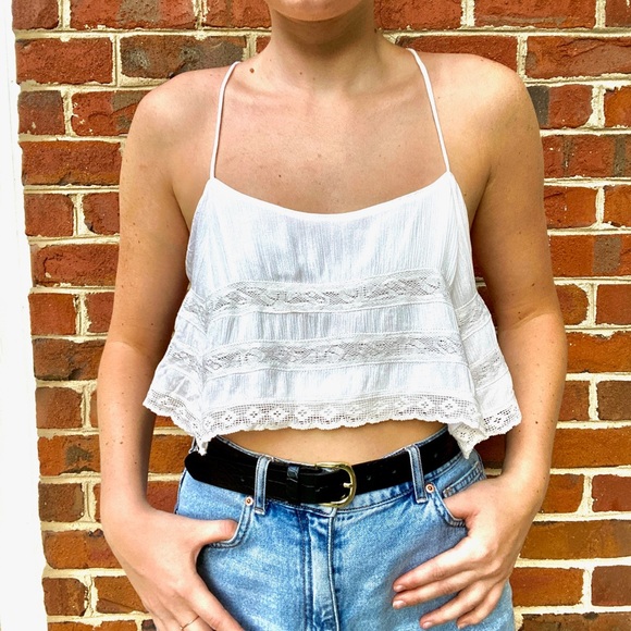 Free People Tops - NWOT Free People Home Again Camisole Crop